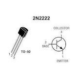 2N2222 NPN 40V 0.8A Transistor [TO-92]